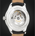 Montblanc - Heritage Chronométrie Twincounter Date Automatic 40mm Stainless Steel and Alligator Watch, Ref. No. 114872 - White