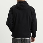 Stone Island Men's Organic Cotton Twill Hooded Jacket in Black
