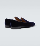 Gianvito Rossi Jean velvet loafers