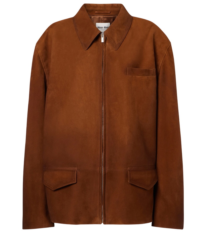 Photo: Miu Miu Suede blouson jacket