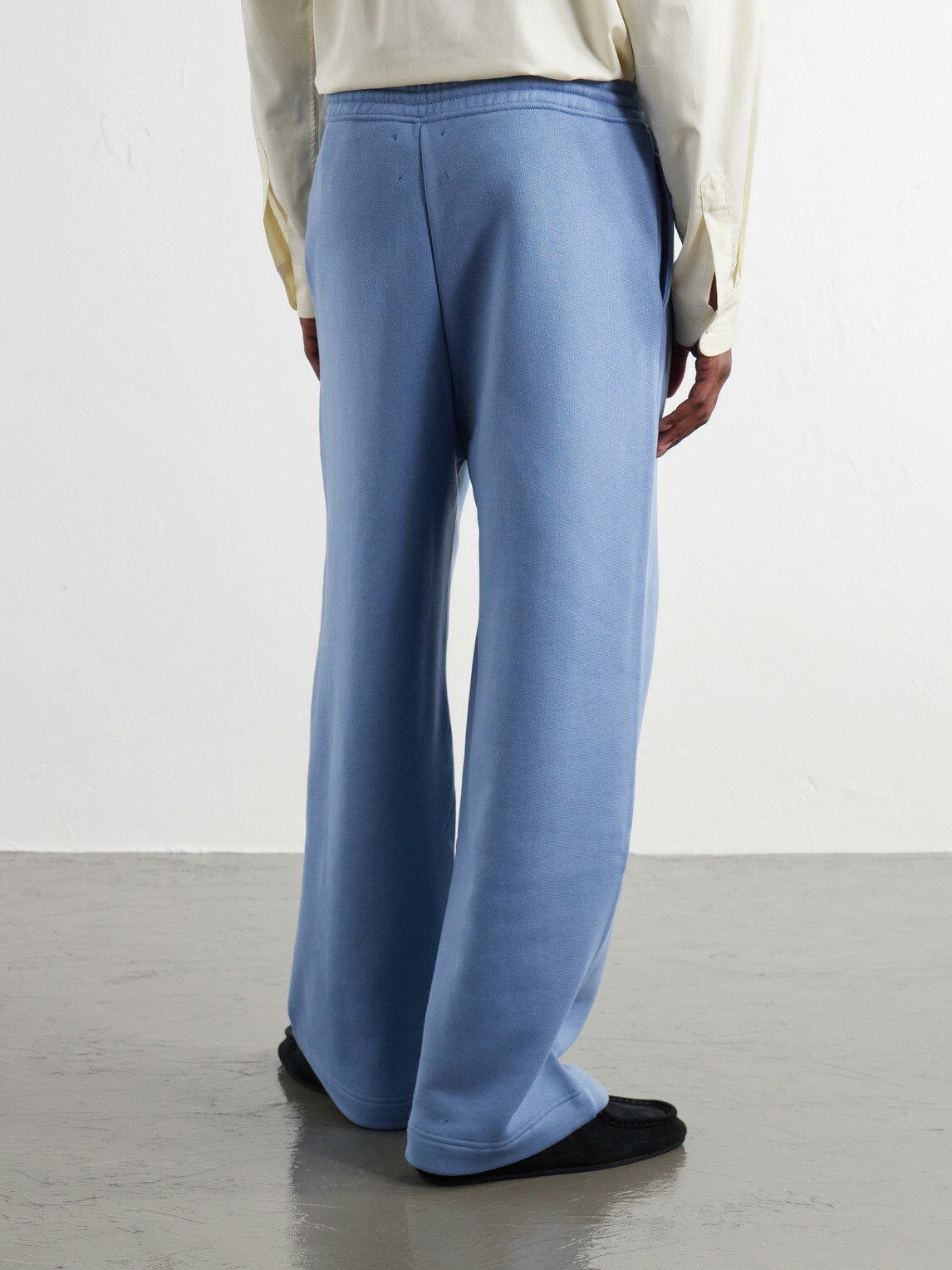 The Elder Statesman - Tapered Cotton-Jersey Drawstring Sweatpants - Blue