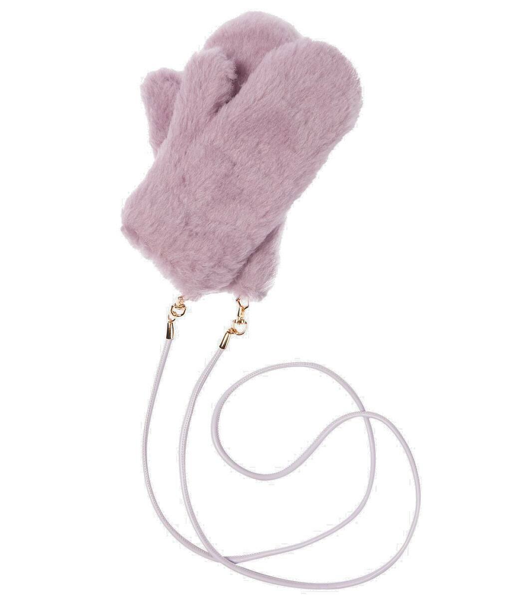 Max Mara Ombrato teddy mittens Max Mara Max Mara Ombrato teddy mittens Max Mara