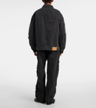Marant Etoile Manona embroidered denim jacket