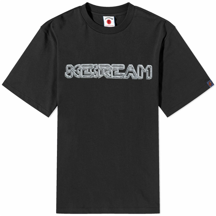 Photo: ICECREAM Men's Futuristic T-Shirt in Black