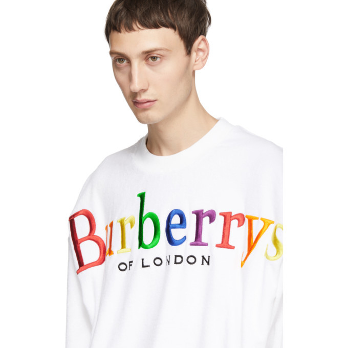 Burberry hot sale rainbow sweatshirt