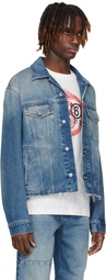 MM6 Maison Margiela Blue Sports Denim Jacket