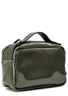 Rains Box Micro Coated Rubberised Cross-body bag - Dark Green - One Size