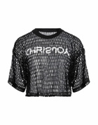 Khrisjoy Womens T-shirt in Black