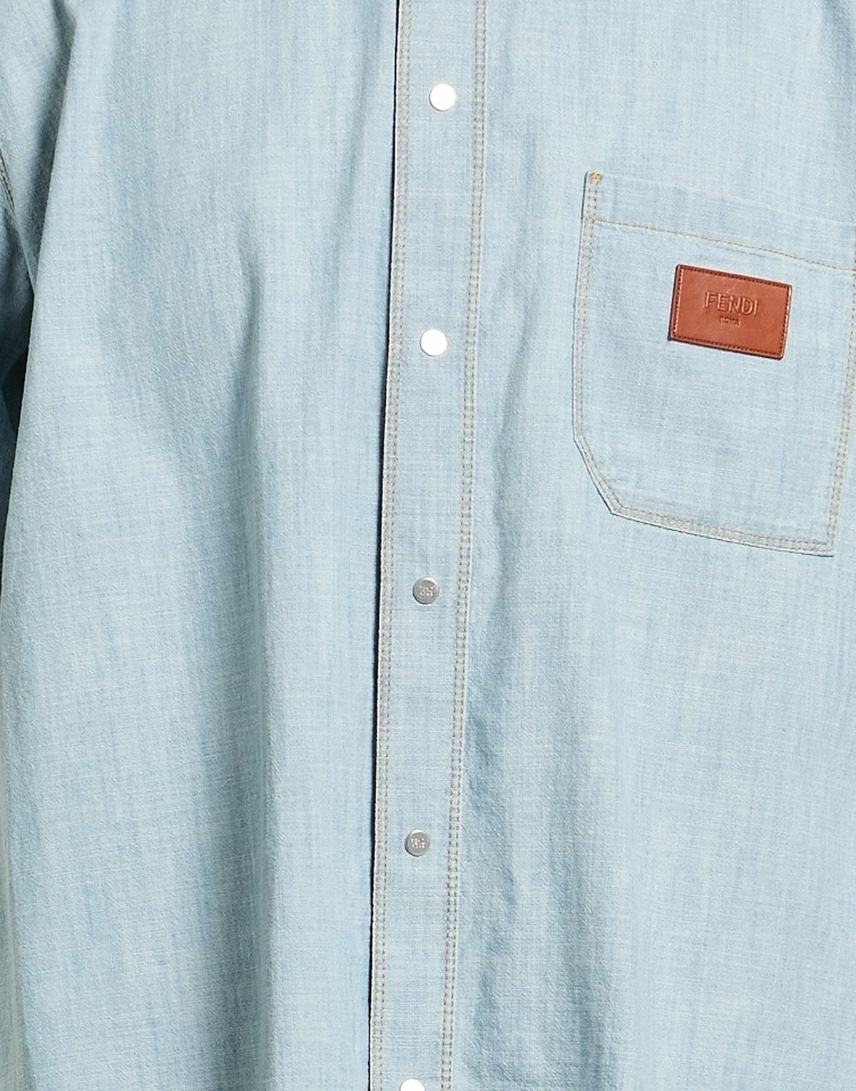 Fendi Mens Denim shirt in Blue