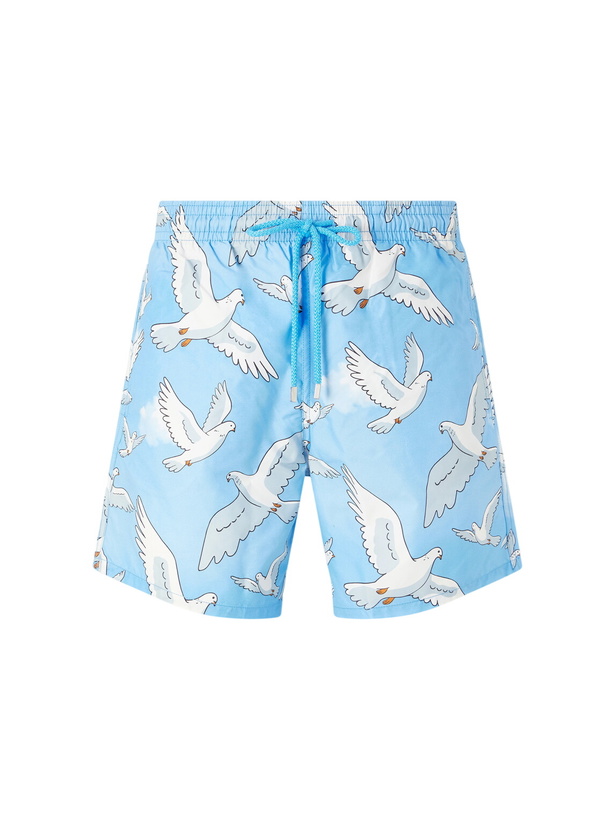Photo: Vilebrequin - 3.Paradis Moorea Printed Swim Shorts - Blue