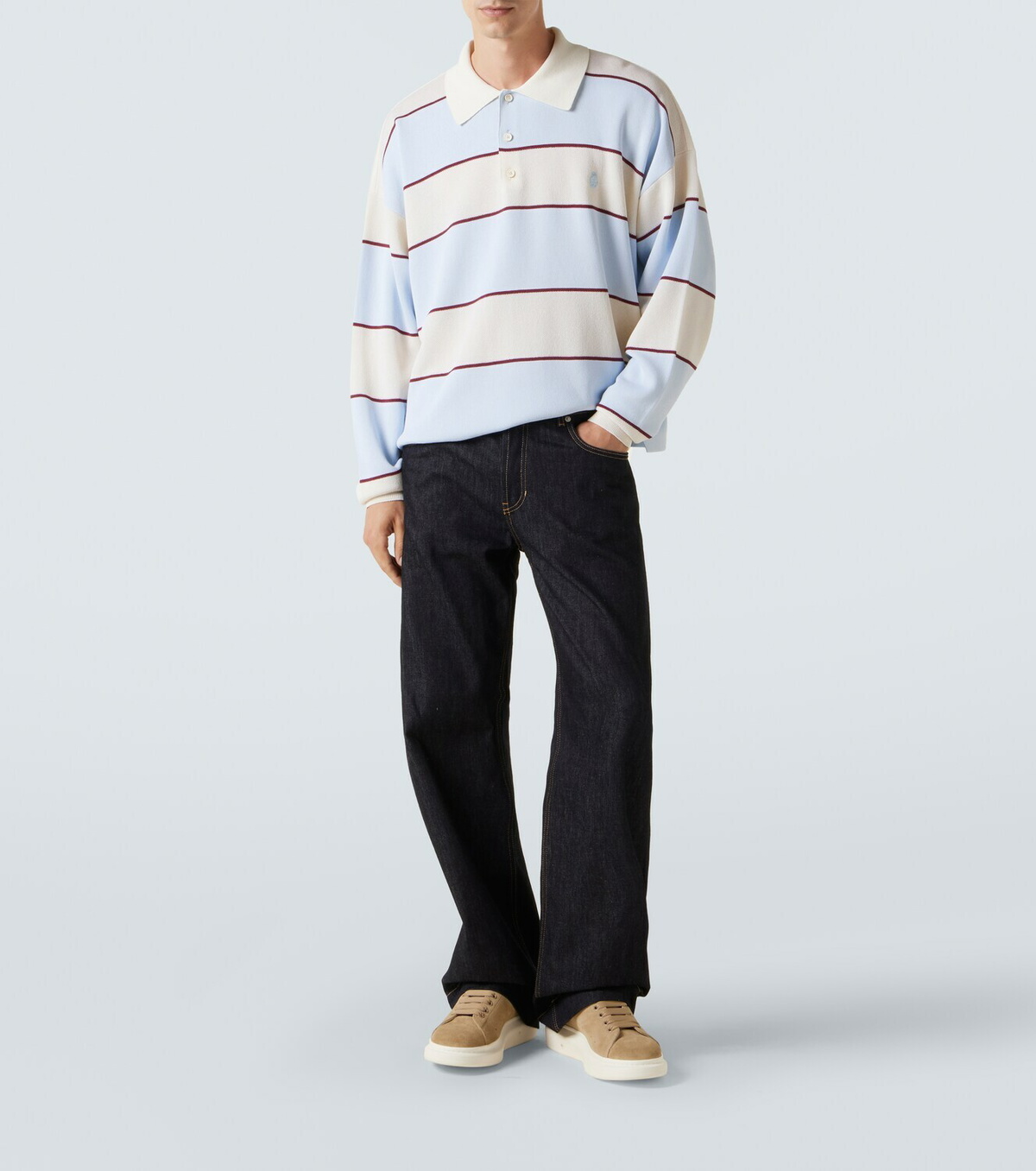 McQueen Oversized suede sneakers