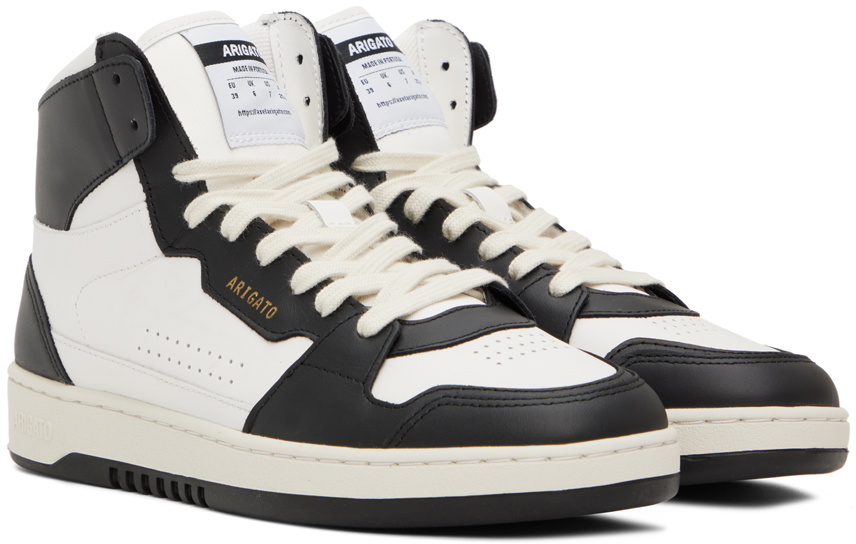 Axel Arigato White & Black Dice Hi Sneakers