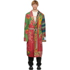 Mr. Saturday SSENSE Exclusive Multicolor Patchwork Robe Coat
