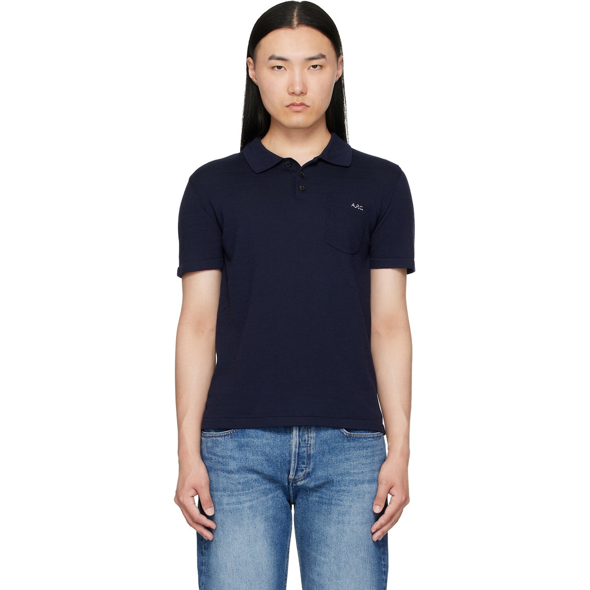 A.P.C. Navy Gide Polo