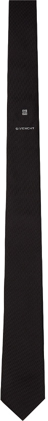 Photo: Givenchy Black 4G Logo Tie