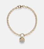 FoundRae Resilience 18kt gold chain bracelet with diamonds