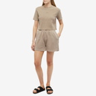 Calvin Klein Women's Waffle Loose Short in Shitake