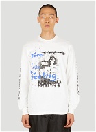 Free Love Long Sleeve T-Shirt in White
