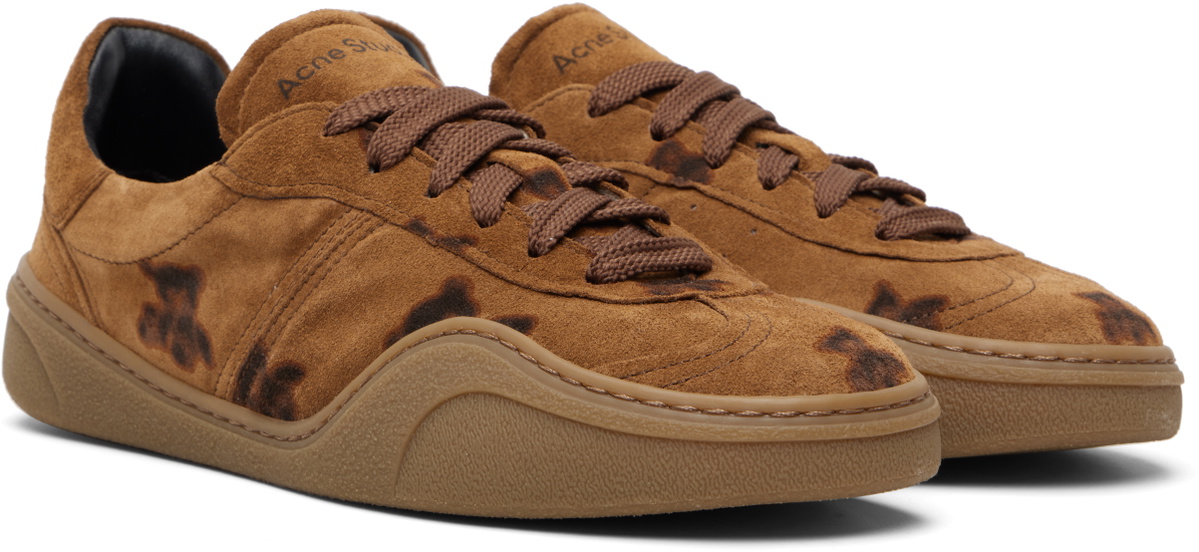 Acne Studios Brown Lace-Up Sneakers