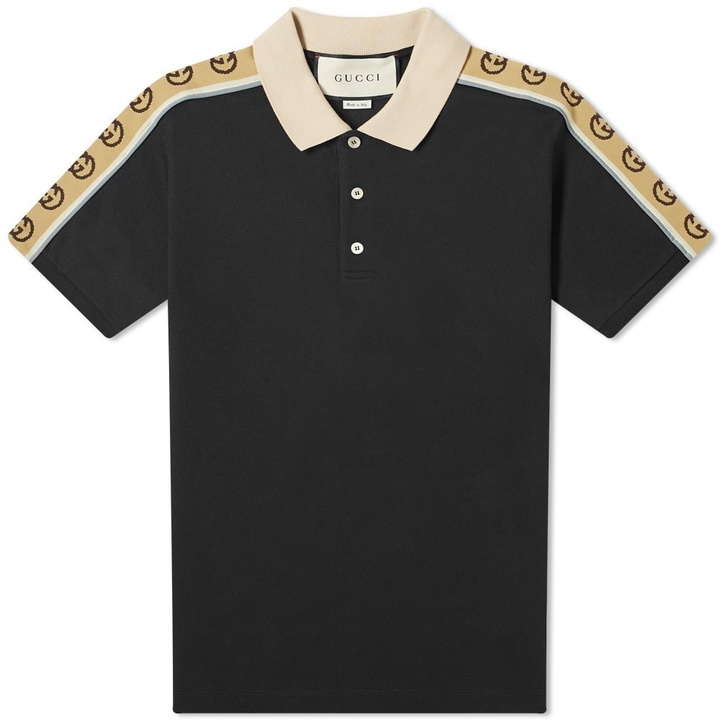 Photo: Gucci Taped Logo Polo Shirt