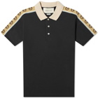 Gucci Taped Logo Polo Shirt