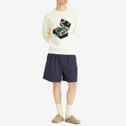 Late Checkout Men's Suitcase Jumper in White