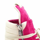 Rick Owens Women's Geobasket Sneakers in Fuschia/Milk