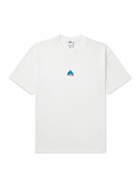 Nike - ACG Logo-Embroidered Recyled-Jersey T-Shirt - White