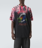 Balenciaga Printed tie-dye cotton jersey T-shirt