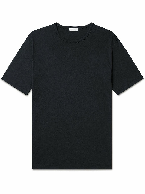 Photo: Sunspel - Sea Island Cotton-Jersey T-Shirt - Black