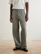 Cherry Los Angeles - Cotton-Fleece Drawstring Sweatpants - Gray