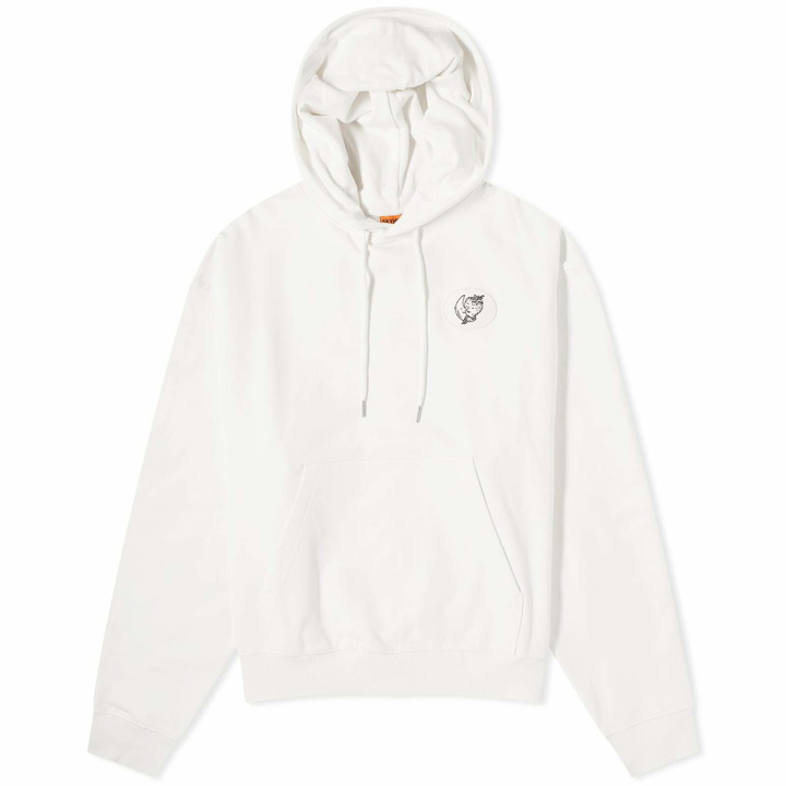 Photo: Sky High Farm Men's Alastair Mckimm Workwear Hoodie in White