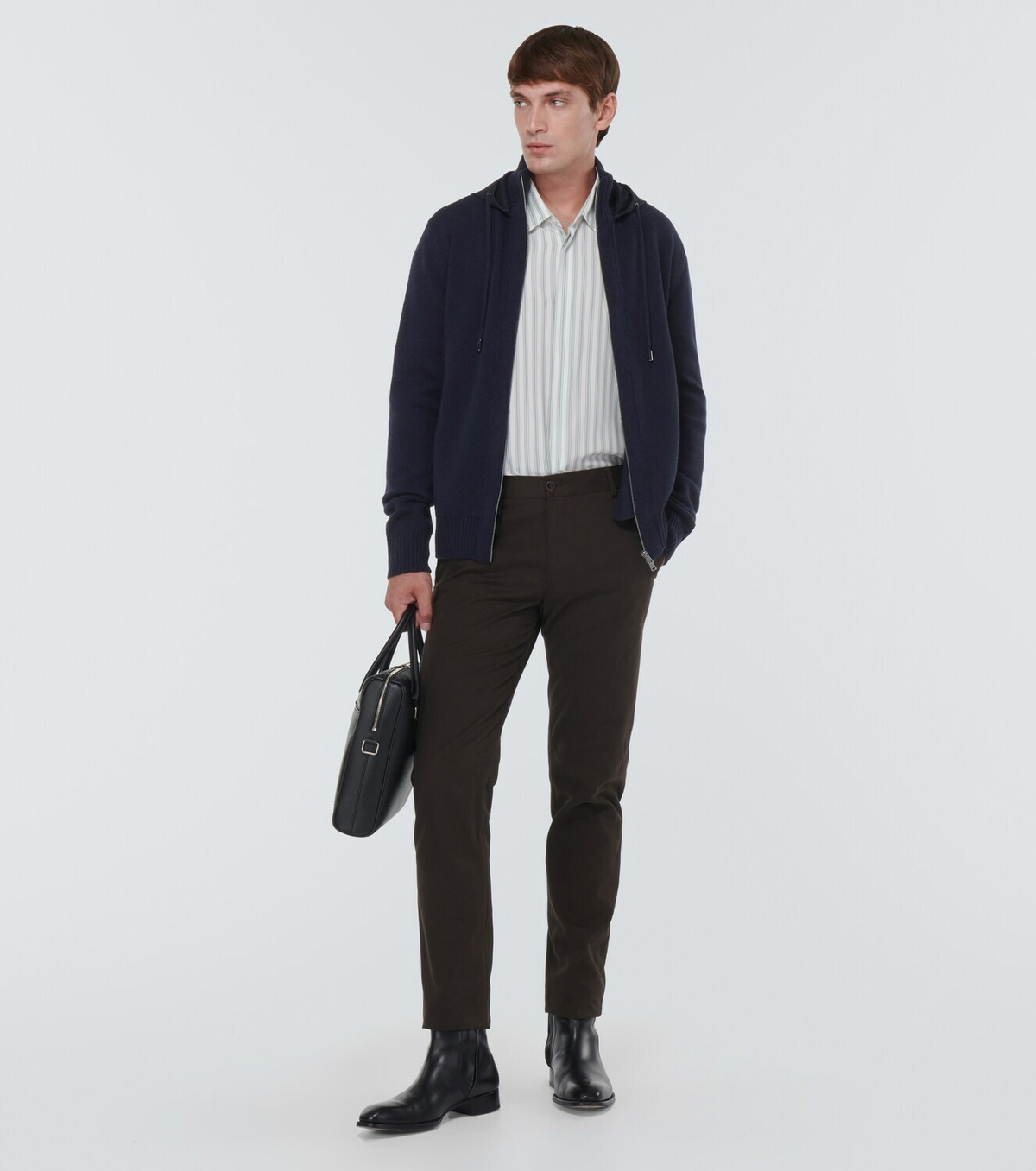 Herno Cashmere zip-up sweater Herno