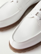 J.M. Weston - 4x4 Leather Derby Shoes - White