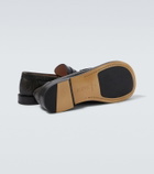 Loewe Campo leather penny loafers