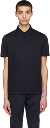 BOSS Navy Pitton Polo