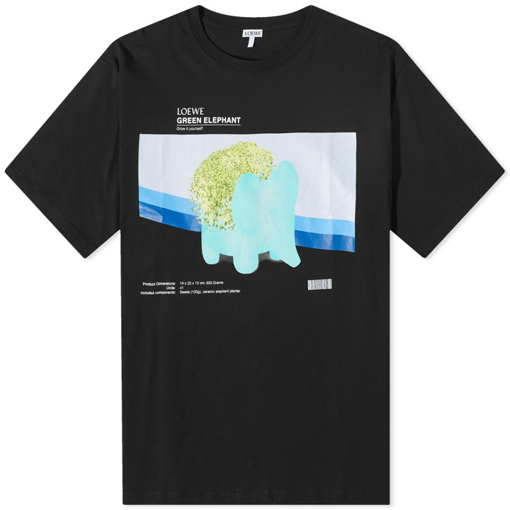 Photo: Loewe Men's Chia Elephant T-Shirt in Black