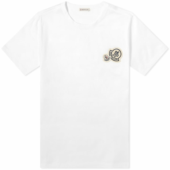 Photo: Moncler Men's Multi Logo T-Shirt in White