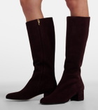 Gianvito Rossi Suede knee-high boots