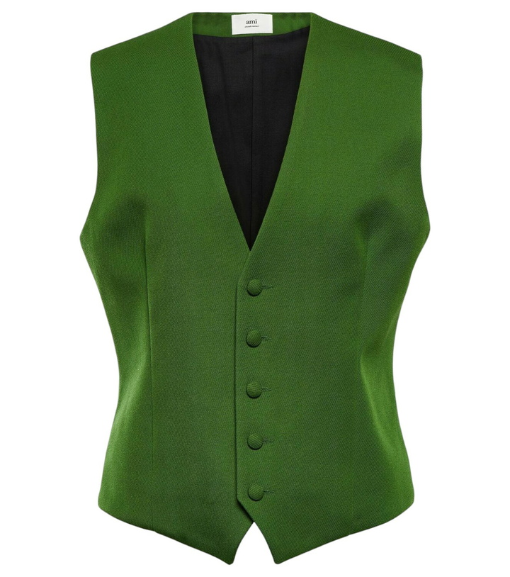 Photo: Ami Paris Virgin wool vest