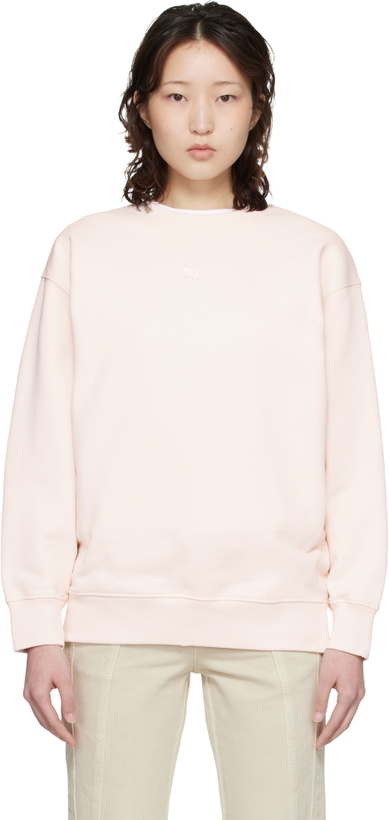 Photo: Maison Kitsuné Pink Baby Fox Oversize Sweatshirt