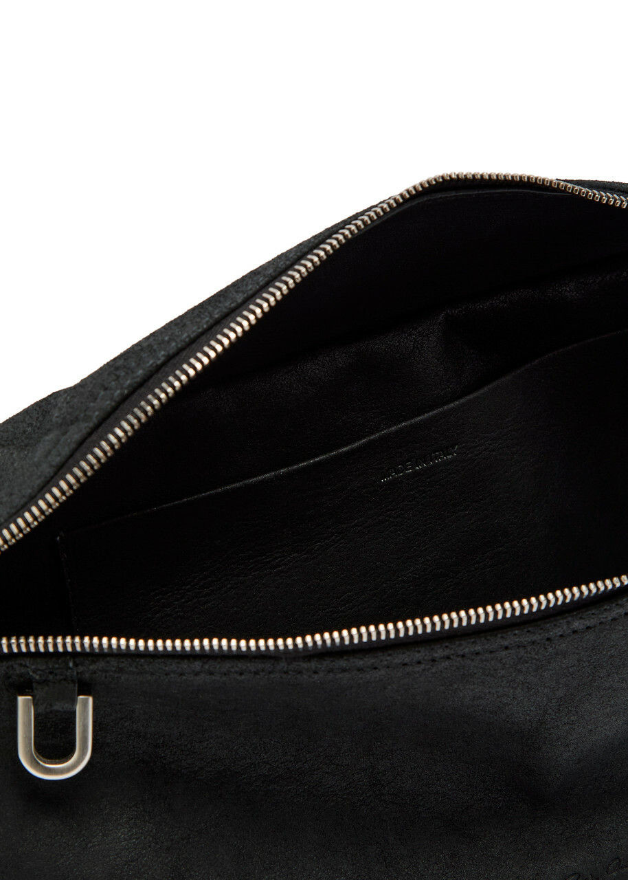 Rick Owens Leather Bumbag - Black - One Size