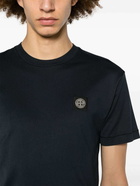 STONE ISLAND - Logo Cotton T-shirt