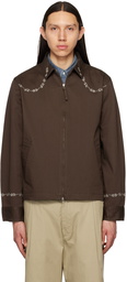 Universal Works Brown Windcheater Jacket