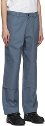 GR10K Blue Polyester Trousers