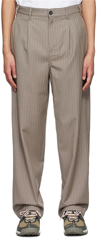Photo: Stüssy Brown Polyester Trousers