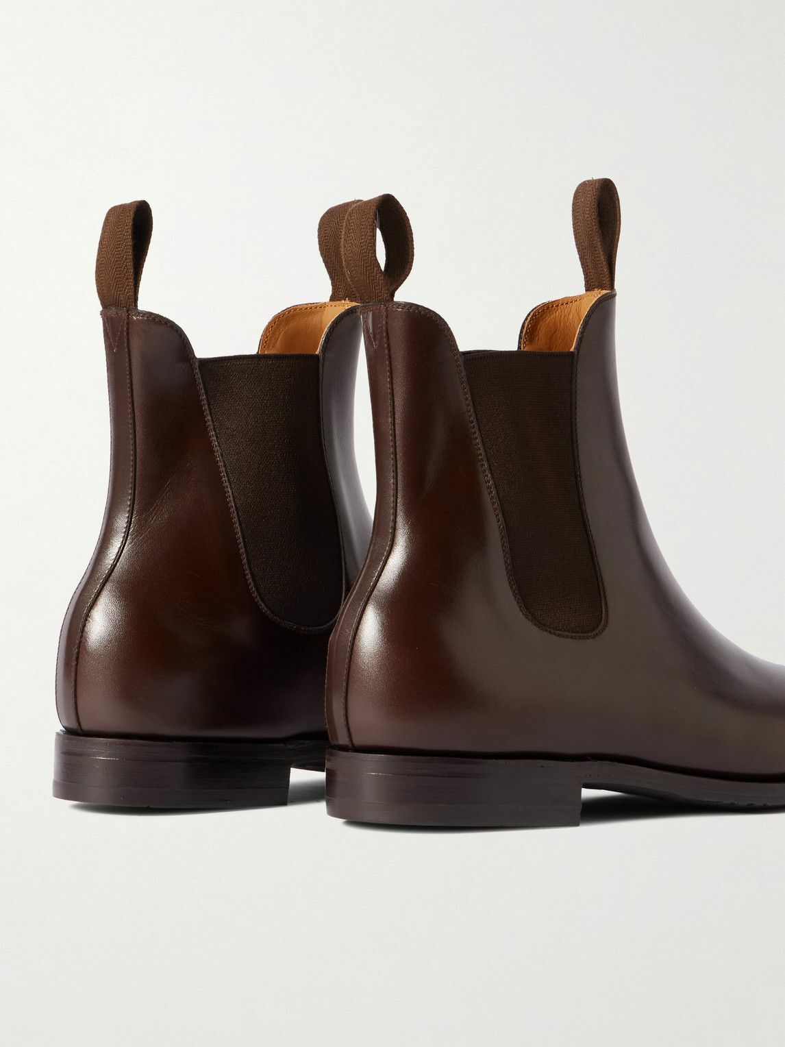 J.M. Weston - Leather Chelsea Boots - Brown