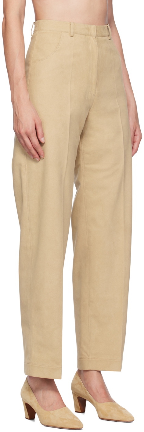 GIA STUDIOS Beige Cocoon Trousers