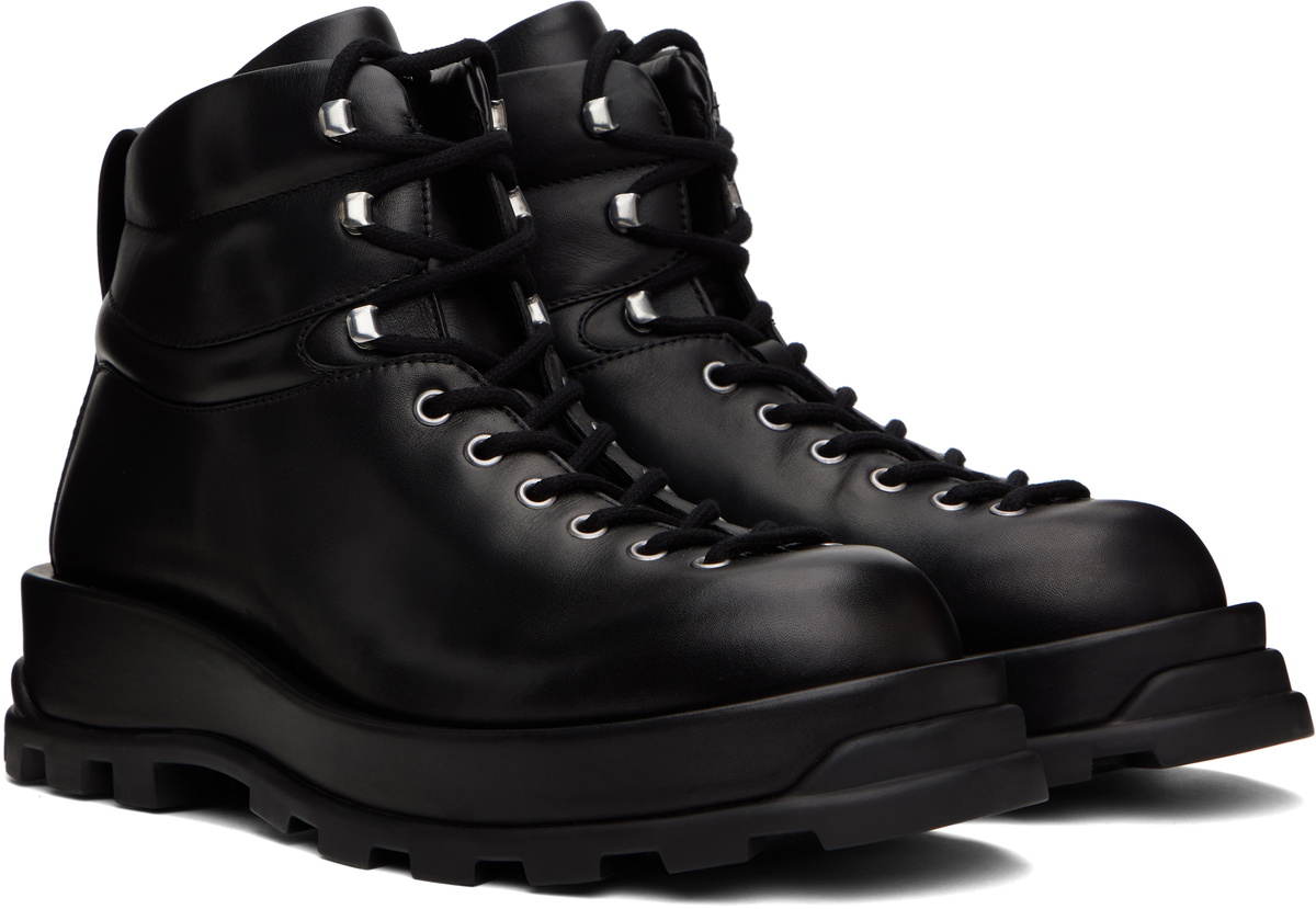 Jil Sander Black Ankle Boots