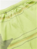 Collina Strada - Printed Cotton-Jersey Sweatpants - Green